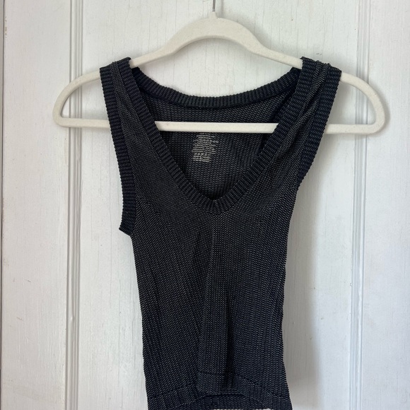 Free People Black Knit Tank Top - Picture 1 of 3